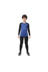 Enfants en Cours De Sport Chaud Costume Fitness Training Séchage Rapide Respirant Costume Jogging sous-vêtements Thermiques C