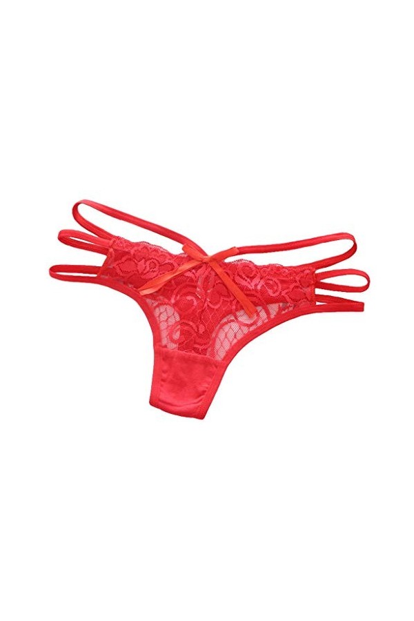 Jixin4you Femme Culotte Taille Basse String Erotique Violet