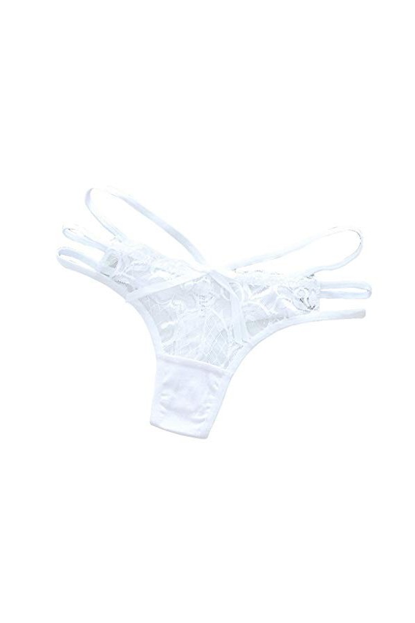 Jixin4you Femme Culotte Taille Basse String Erotique Violet