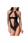 PASSION FREE YOUR SENSES Body Noir en Tulle et Dentelle Yona - XXL-XXXL