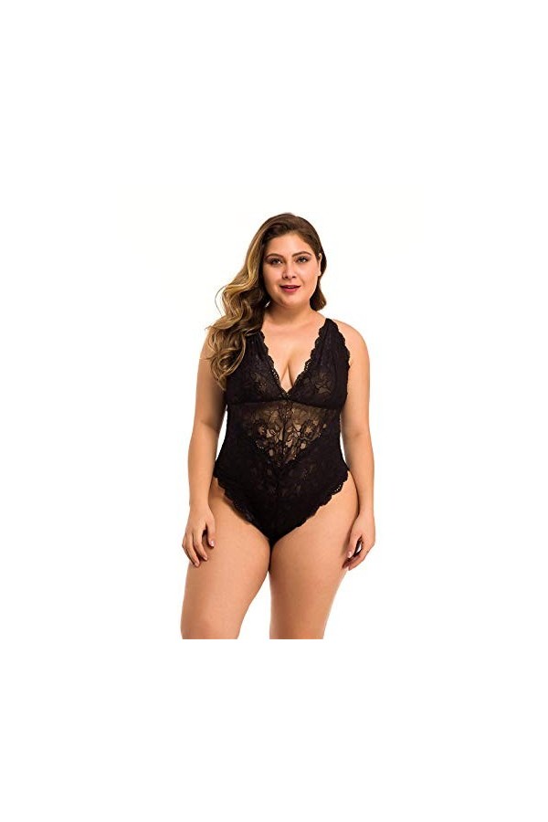 Rtyoo Lingerie de Noël sexyFemmes sous-Vêtements Corps Érotique Sexe Transparent Femme Sexy Lingerie Porno&nbsp;&nbsp;&nbsp;Bodywear Costume