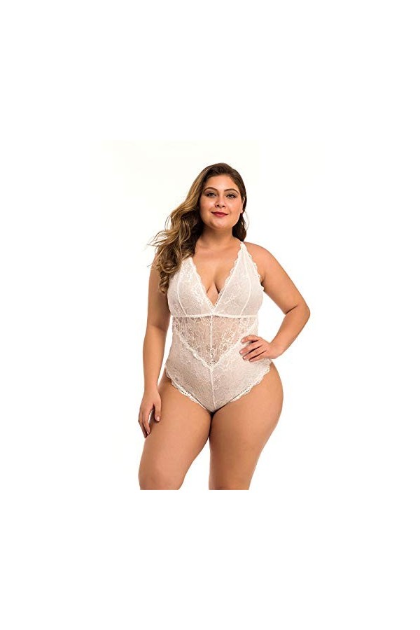Rtyoo Lingerie de Noël sexyFemmes sous-Vêtements Corps Érotique Sexe Transparent Femme Sexy Lingerie Porno&nbsp;&nbsp;&nbsp;Bodywear Costume