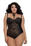 Dreamgirl 11869x Lingerie, Noir, 2X Plus Femme