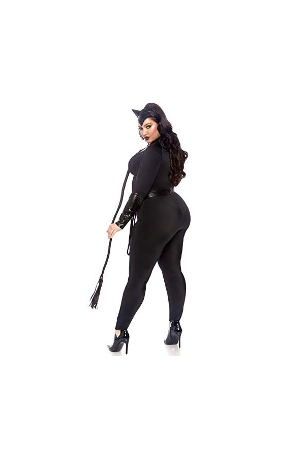 Leg Avenue Sultry Supervillain Adult Sized Costumes, Noir, 1X-2X EUR 48-52 Femme