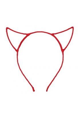 Bonnie Z. Leonardo Serre-tête en mousseline de soie Rouge Free Size