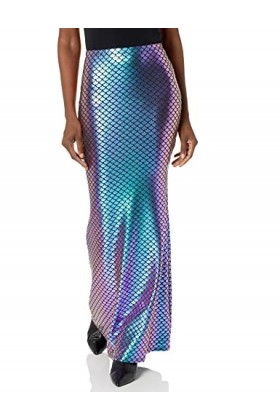 Leg Avenue Mermaid Skirt DIY, Women, 8671002038, Bleu, M