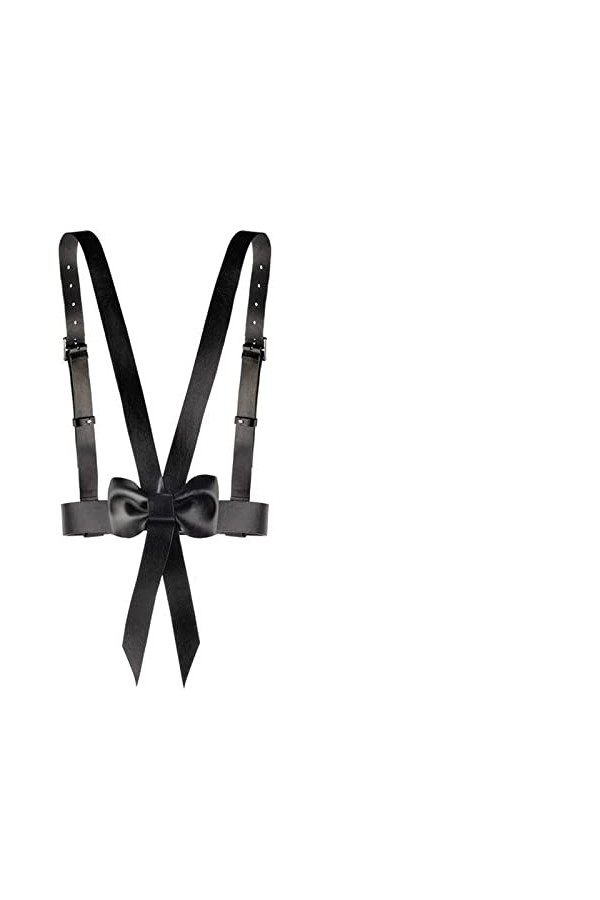 CIRONI Femmes jarretelles noeud papillon ceinture chemise robe accessoires bretelles vintage bal tenue de femme de chambre