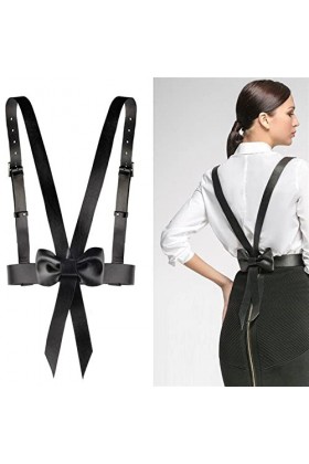 CIRONI Femmes jarretelles noeud papillon ceinture chemise robe accessoires bretelles vintage bal tenue de femme de chambre