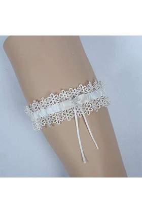 Jarretière de mariage nuptiale élastiquée,Accessoires de robes de mariée,Jarretière en dentelle de ruban de satin,Accessoires