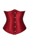 TTCI-RR Bustiers et Corsets Corset de Dessous pour Femmes Bustier Gothique Sexy Satin Taille Satin Cincher Minceur Corps Shap