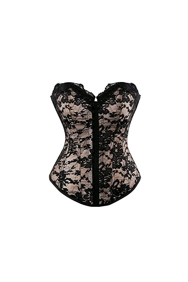 TTCI-RR Bustiers et Corsets Corsets et Bustiers Renaissance sous-vêtements désossé pour Femmes modèle Showgirl Clubwear Rave 