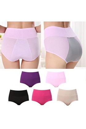 Culotte Menstruelle Pour Femmes Post-Partum Période Menstruelle Culotte De Protection En Coton Sous-Vêtements Pantalons Physi
