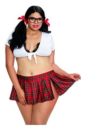 Dreamgirl Homeroom Hottie Sexy Schoolgirl, Queen size, rouge, 635 ml