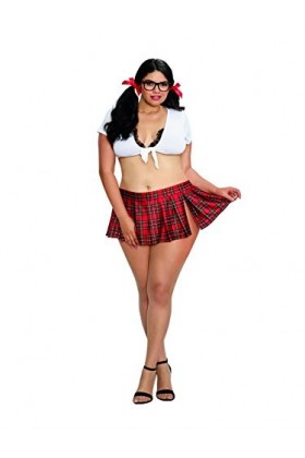 Dreamgirl Homeroom Hottie Sexy Schoolgirl, Queen size, rouge, 635 ml