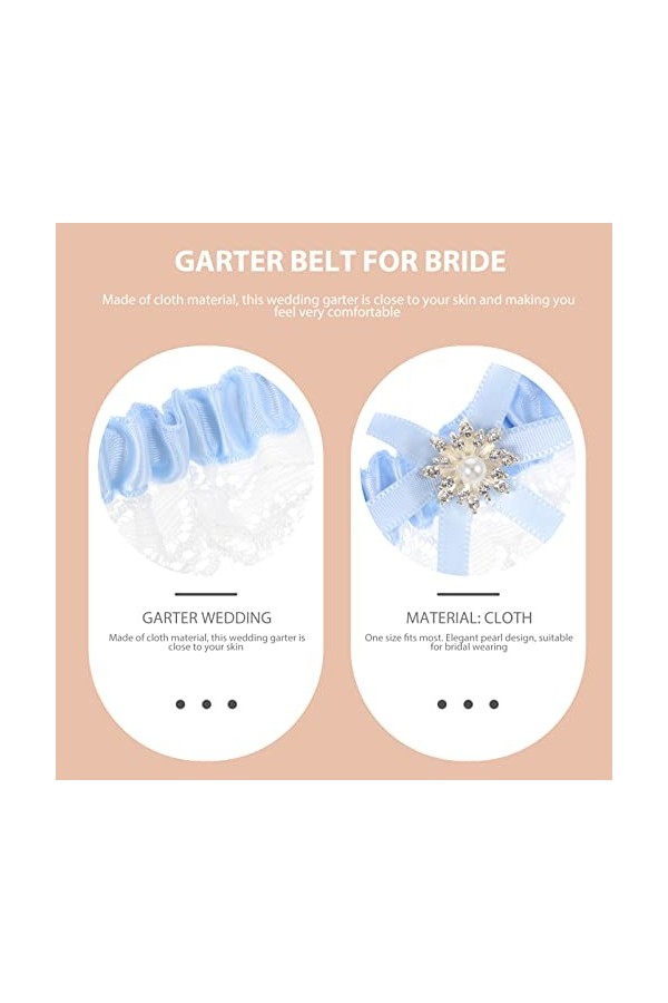 SOIMISS 5 Ensembles Porte-Jarretelles Costumes pour Le Bal Jarretelles De Mariage Jarretière De Bal Jarretière en Dentelle Ar