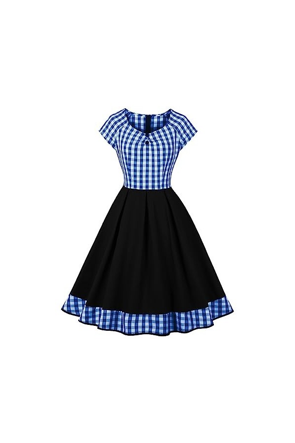 Costume de soubrette classique de la fête de la bière allemande - Costume de soubrette classique - Robe Dirndl pour femme, bl