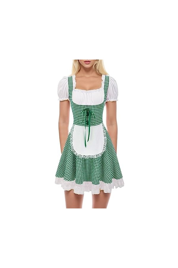 Tenue de soubrette allemande pour lOktoberfest - Robe tendance - Costumes de carnaval formel pour femme - Costume de soubret