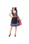 Costume de soubrette - Costume de cosplay allemand - Pour lOktoberfest - Robe de soubrette traditionnelle - Robe vintage, Ro