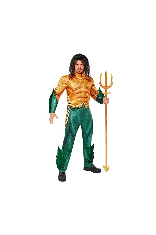 amscan 9915779 Déguisement pour homme sous licence officielle Aquaman Taille XL