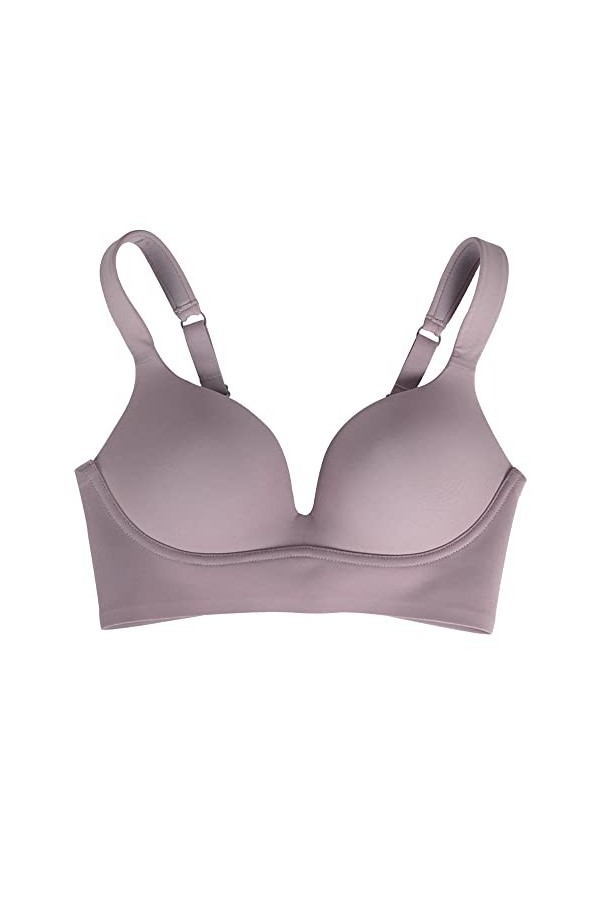 Soutien-Gorge De Sport Push-Up sans Fil pour Femmes V Profond Soutien-Gorge Ajustable sans Fil sans Couture Bralettes sans Ar