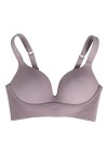 Soutien-Gorge De Sport Push-Up sans Fil pour Femmes V Profond Soutien-Gorge Ajustable sans Fil sans Couture Bralettes sans Ar