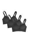 Soutien-Gorge De Sport Push-Up sans Fil pour Femmes V Profond Soutien-Gorge Ajustable sans Fil sans Couture Bralettes sans Ar