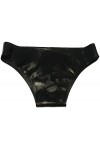 IDOBLO Sexy Men Black Natural Fetish Latex Briefs Open Small Hole pour La Gaine du Pénis,Couleur Personnalisée,XXL