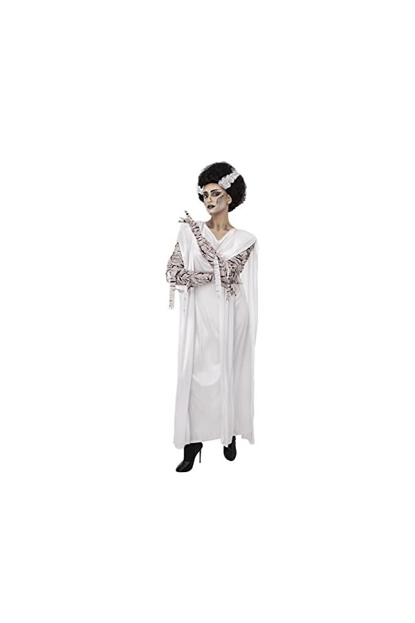 Smiffys - 51616 - Sous licence officielle - Monstres universels - Costume de mariée de Frankenstein - Taille - Taille L - Tai