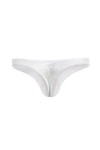 CABULE String sexy en dentelle pour homme - Culotte en maille - Violet - XXXL