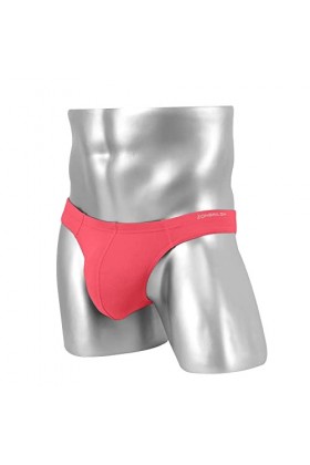 BIATWOWR String pour homme avec grande poche, taille élastique, taille basse, sexy, sans étiquette, respirant et confortable,