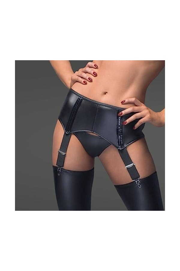 Porte jarretelles laque lacet