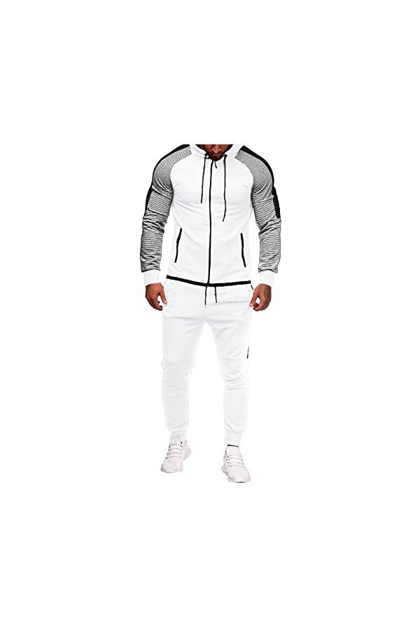 RYTEJFES Vêtements de sport pour hommes, décontracté et élégant pour la gym, le jogging, le jogging, les pantalons de jogging