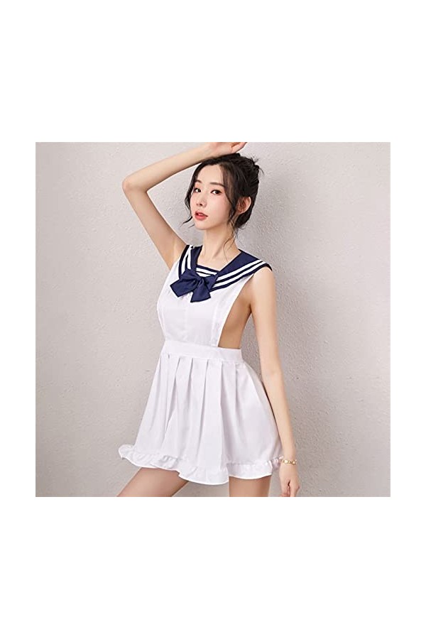 AAGAZA Maid Sexy Dress Uniform Cosplay ， Maid Costume Sexy Halloween Déguisements Clubwear Cosplay Outfit UniformLingerie for