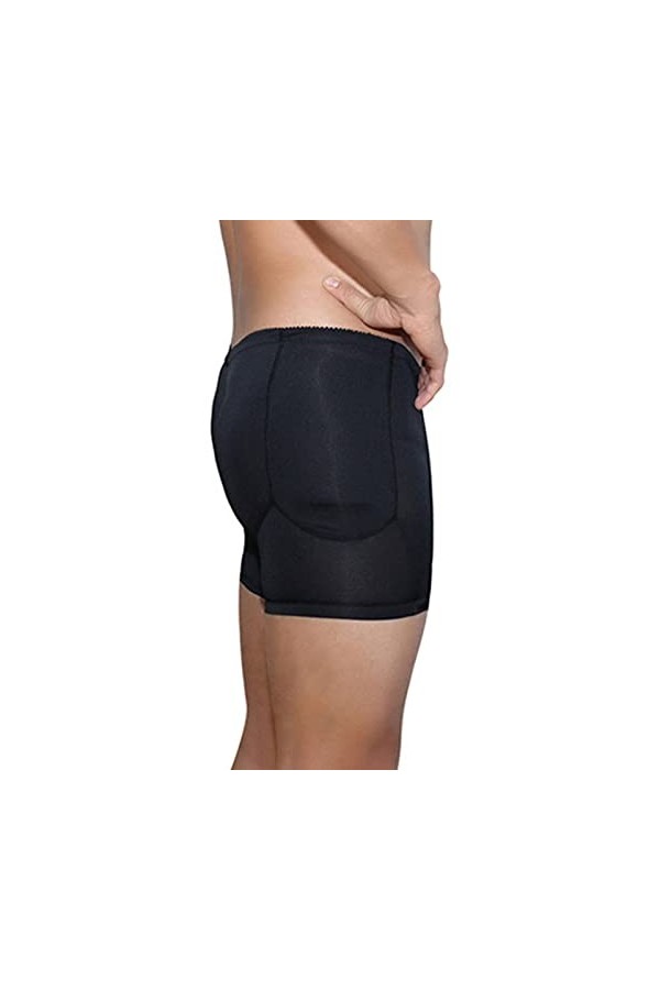 WUJNANG sous-vêtements Rembourrés pour Hommes Boxer Butt Lifter,A-XL