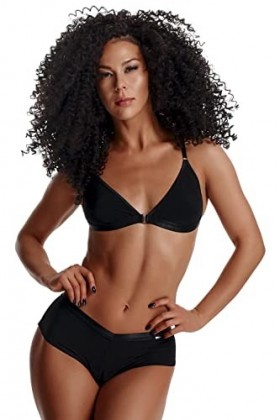 Demoniq Luna Corset, Noir, XL Femme