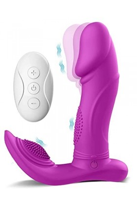 Vībrō-mášséur ?i??o femme c?l???e ?e?? V?Br??T Mini Fℯm?E Portable Stimulateur Télécommande Sans Fil V?Br??T Vîbromasseur Ave