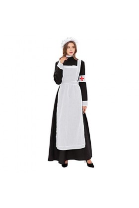 SKFLABOOF Tenu Infirmière Ouverte Dress Femme Sailor Ecoliere Transparente Ensemble Anime Coquin Party Tenue Hot Hard Érotiqu