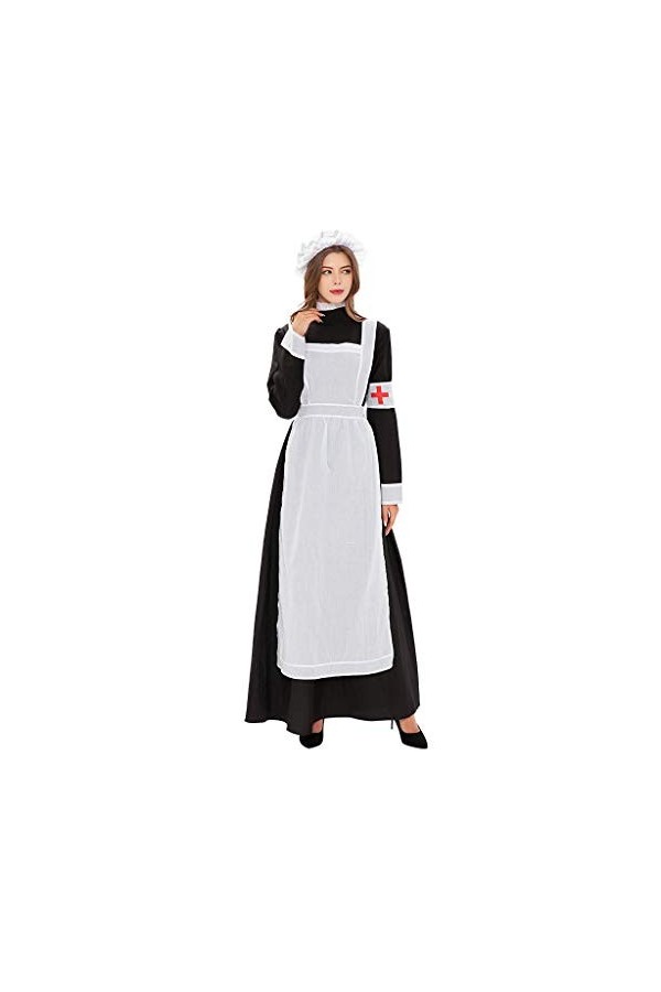 SKFLABOOF Tenu Infirmière Ouverte Dress Femme Sailor Ecoliere Transparente Ensemble Anime Coquin Party Tenue Hot Hard Érotiqu