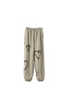 Hip Hop Femmes Pantalons Printemps Été Ample Surdimensionné Taille Haute Femme Pantalons De Survêtement Imprimé Dame Pantalon