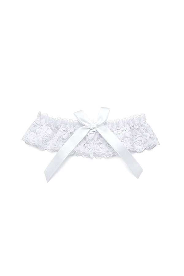 GOOFFY WXYNHHD nœud Papillon Dentelle mariée Ceinture Jambe Anneau Sangle jarretière mariée Jambe jarretière Cuisse Anneau Lo