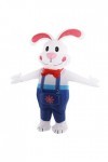Changor Lapin Gonflable de Pâques, Costume de Lapin Gonflable Coutures Renforcées Réutilisables Imperméables pour Mariage