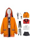 Foanja Yomozuki Runa Déguisement Filles Femmes Cosplay Kakegurui Scolaire Uniforme Complet 8 Pièces Set pour Enfant Adulte Ha