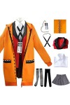 Foanja Yomozuki Runa Déguisement Filles Femmes Cosplay Kakegurui Scolaire Uniforme Complet 8 Pièces Set pour Enfant Adulte Ha