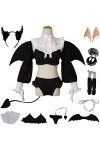 Foanja Kitagawa Marin Déguisement Femme Cosplay Anime Poupée Kitagawa Marin Sexy Diable avec Queue Uniforme Complet Halloween