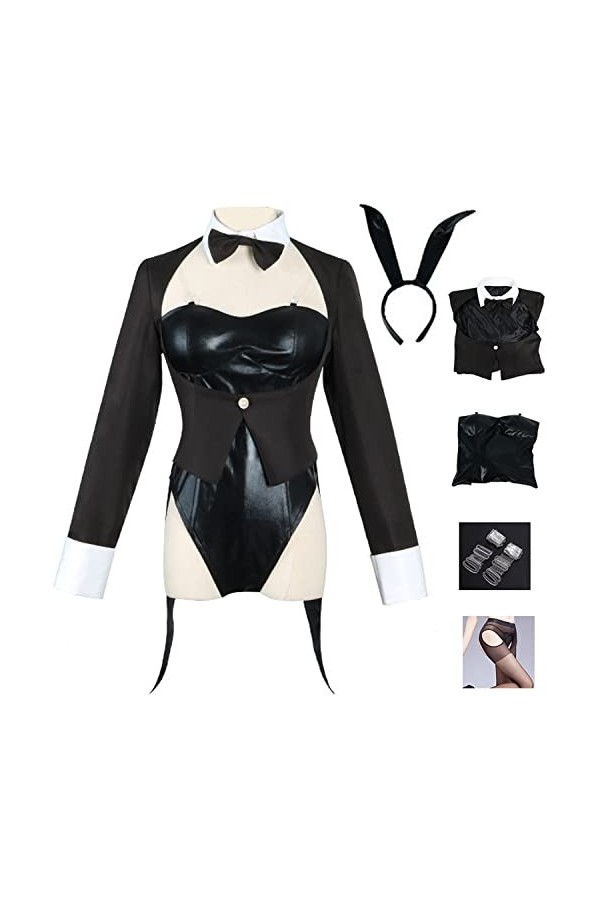 Foanja Kitagawa Marin Déguisement Femme Cosplay Anime Poupée My Dress Up Darling Sexy Lapin Uniform Complet avec Oreilles de 