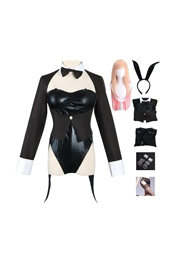 Foanja Kitagawa Marin Déguisement Femme Cosplay Anime Poupée My Dress Up Darling Sexy Lapin Uniform Complet avec Oreilles de 