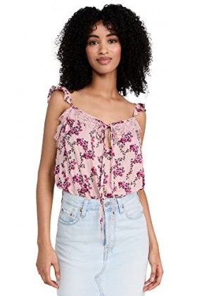 Free People Body string Take It Away pour femme, Rose Combo, X-Small