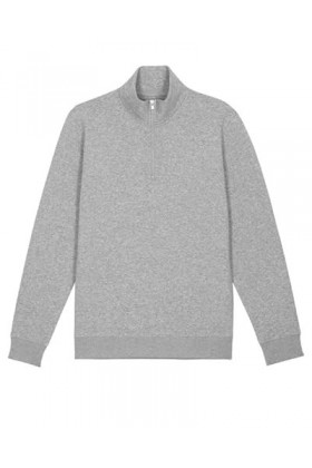 Naturalraw Sweat-shirt zippé homme STSM611 Coupe ajustée Coton Bio 1 Pack, bordeaux, S