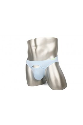 BIATWOWR Culottes pour homme - Sous-vêtements sexy à lavant - Poche ouverte - Souples et confortables - Pour homme, 3*multi 