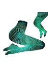 Eastuy Chaussettes résille Lumineuses - Collants Taille Haute pour Femmes Bas résille Cuissardes Collants - Les Jambes Transp